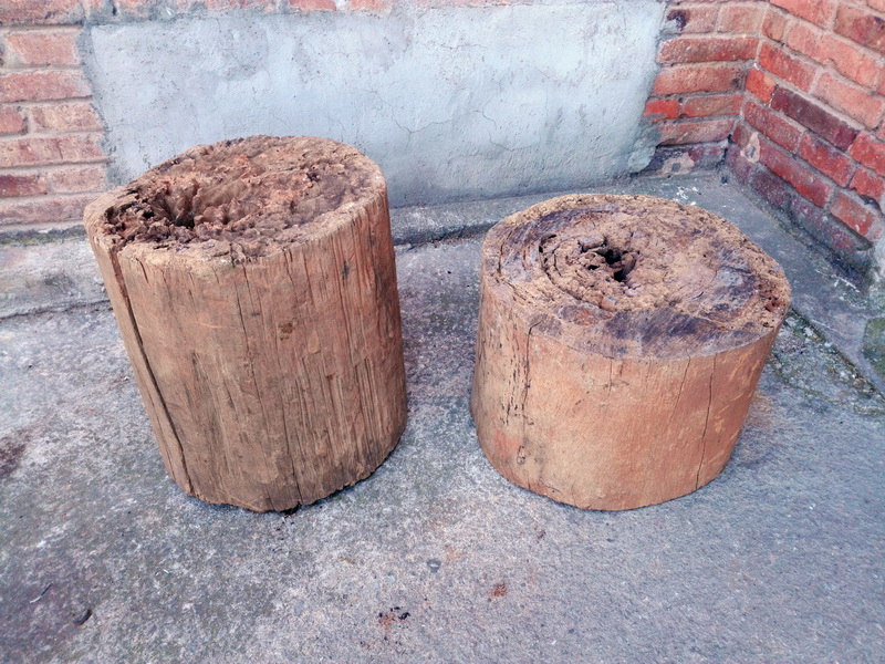 mortero tronco madera xl grano arroz asia alt 47 o45 1u alt 35 o45 1u